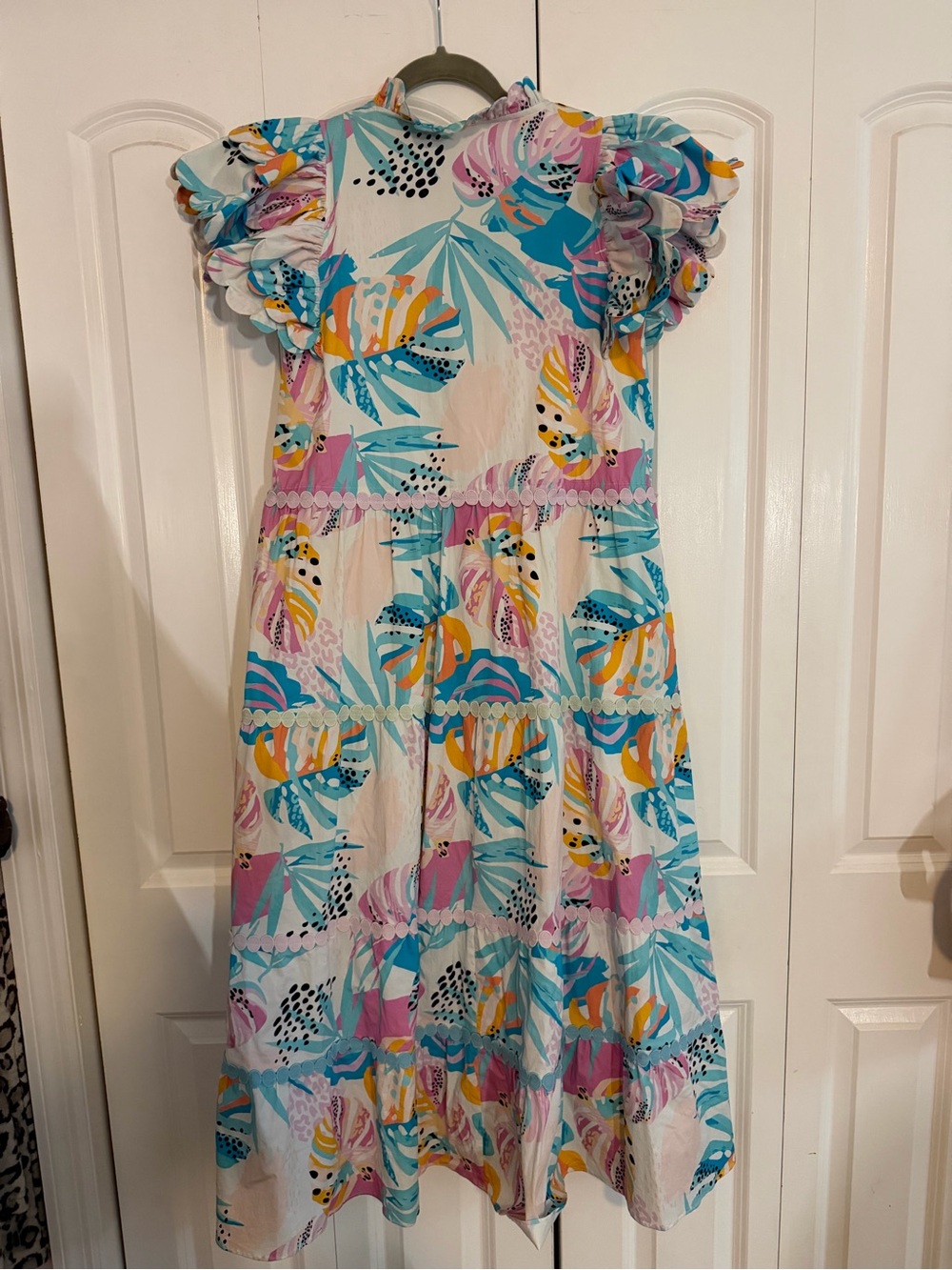 Colorful Confetti Midi Dress